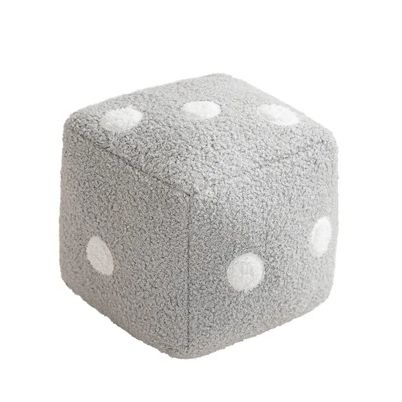 Würfelkissen, Plüsch-Würfelkissen, Umarmungskissen, gefülltes Plüschspielzeug, Spielrequisiten, Auto-Innendekoration, Heimdekoration, Partyzubehör