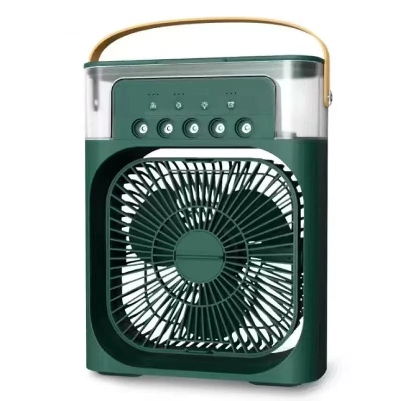 Tragbarer Luftbefeuchter-Ventilator, Klimaanlage, kleiner Haushaltsluftkühler, Hydrocooling, tragbare Lufteinstellung für das Büro, 3-Gang-Ventilator