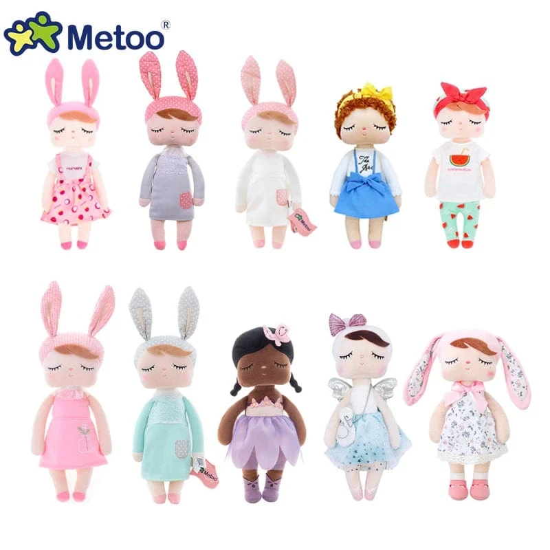 Original Metoo Puppe Vollständige Serie Angela Gefüllte Puppe Locken Engel Früchte Ankleiden Hochzeit Plüsch Spielzeug Baby Kinder Geschenk
