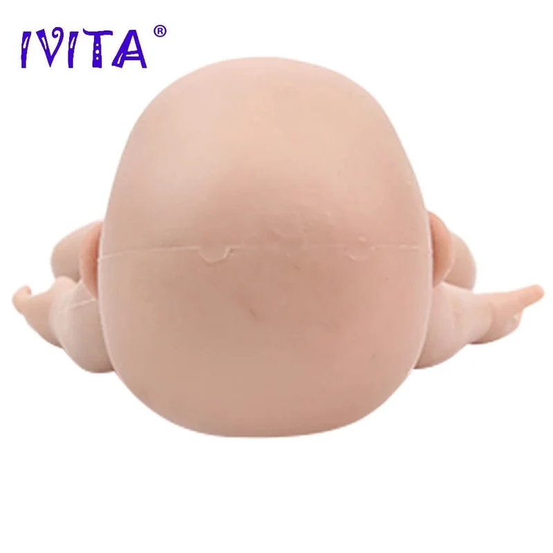 IVITA WB1528 43cm 2508g 100% Ganzkörper-Silikon Reborn Babypuppe Realistisches weiches Babyspielzeug mit Kleidung für Kinder Puppen Geschenk