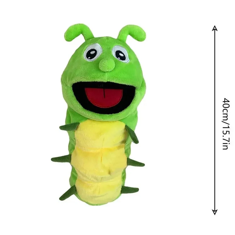 Handpuppen Kinderspielzeug Plüsch Insekten Tier Raupe Marienkäfer Handpuppen Puppe Familie Geschichtenerzählen Rollenspiele Fingerspielzeug