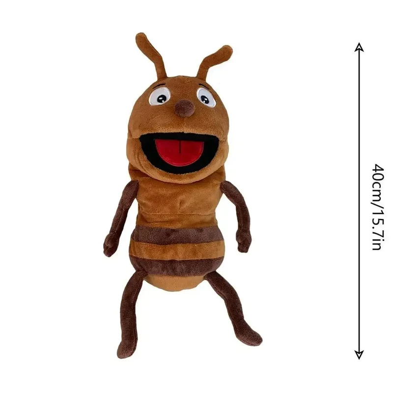 Handpuppen Kinderspielzeug Plüsch Insekten Tier Raupe Marienkäfer Handpuppen Puppe Familie Geschichtenerzählen Rollenspiele Fingerspielzeug