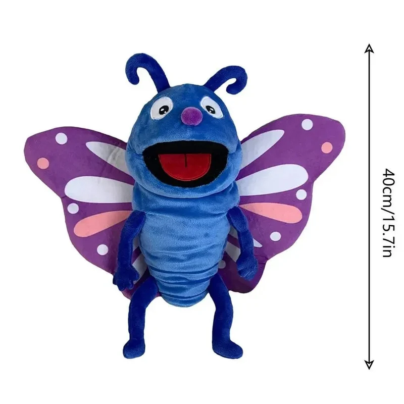 Handpuppen Kinderspielzeug Plüsch Insekten Tier Raupe Marienkäfer Handpuppen Puppe Familie Geschichtenerzählen Rollenspiele Fingerspielzeug