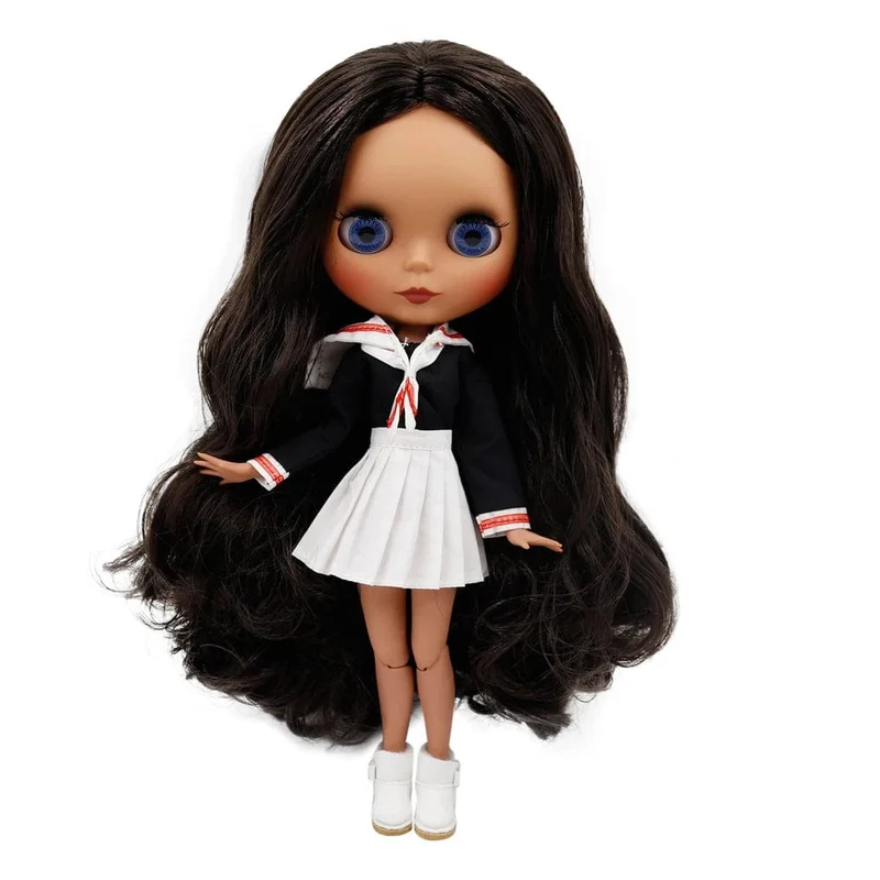 ICY DBS Blyth puppe joint körper weiß haut schwarz haut dunkle haut DIY Machen up spezielle preis geben hand set AB mädchen geschenk