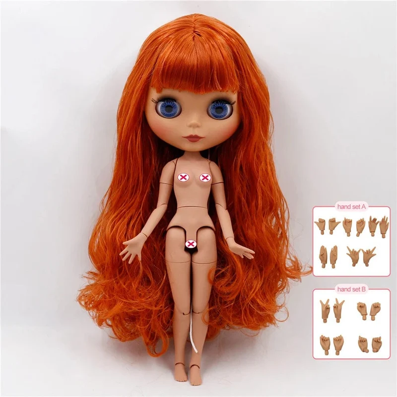 ICY DBS Blyth puppe joint körper weiß haut schwarz haut dunkle haut DIY Machen up spezielle preis geben hand set AB mädchen geschenk