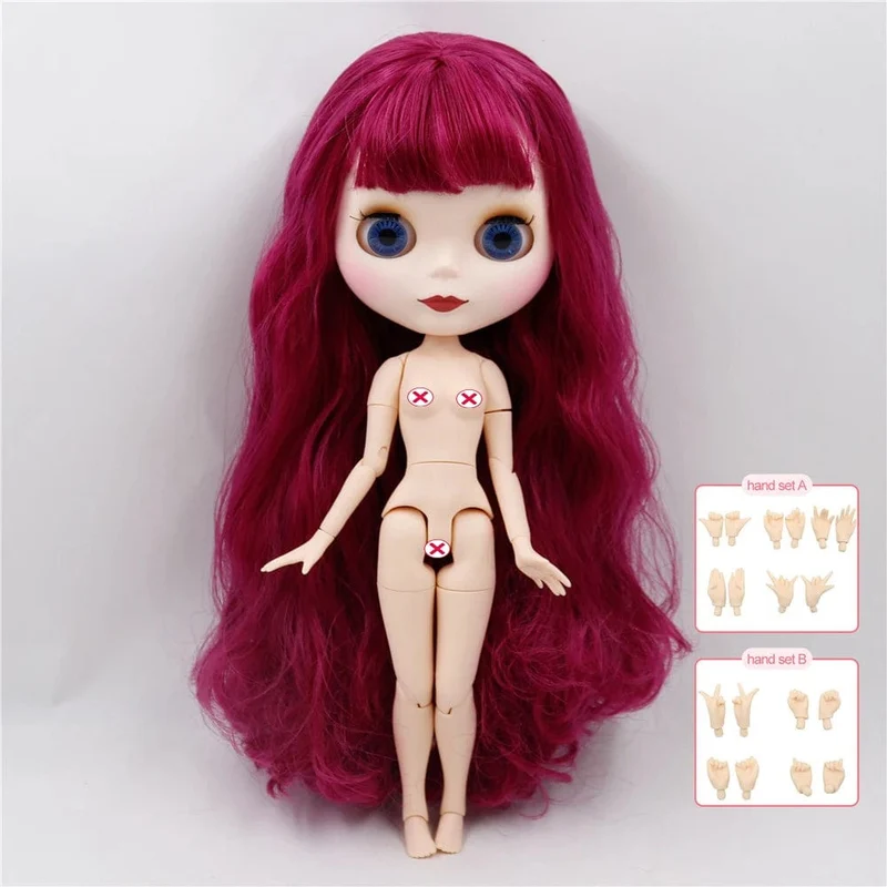 ICY DBS Blyth puppe joint körper weiß haut schwarz haut dunkle haut DIY Machen up spezielle preis geben hand set AB mädchen geschenk