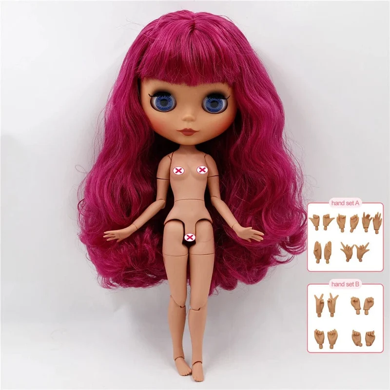 ICY DBS Blyth puppe joint körper weiß haut schwarz haut dunkle haut DIY Machen up spezielle preis geben hand set AB mädchen geschenk
