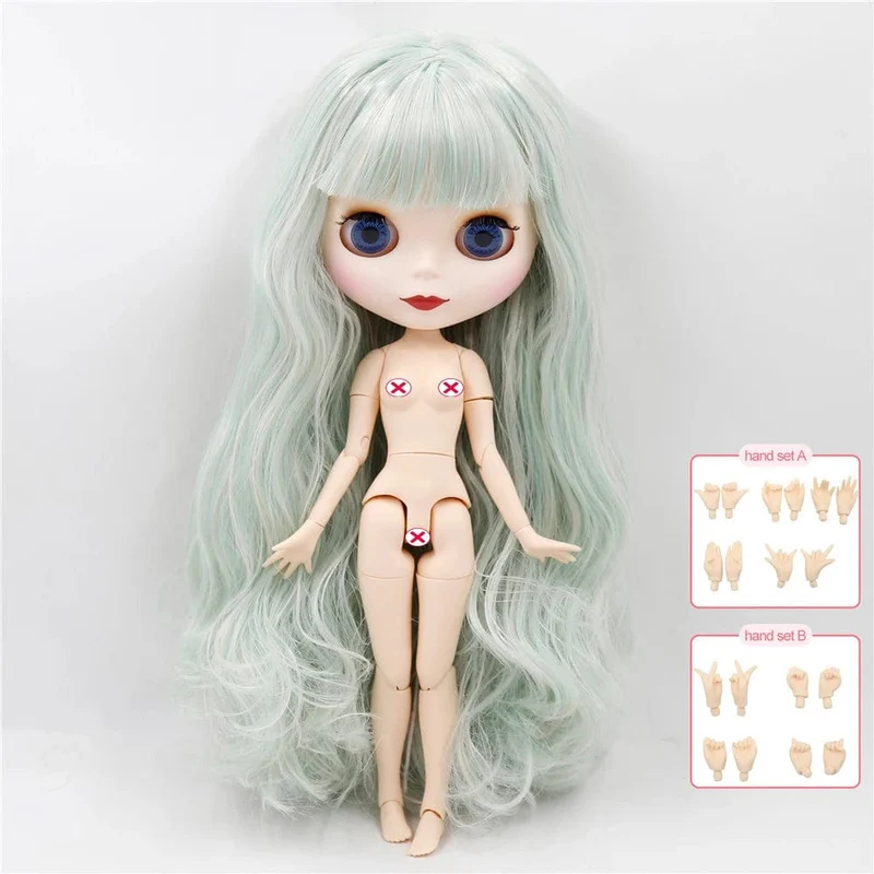 ICY DBS Blyth puppe joint körper weiß haut schwarz haut dunkle haut DIY Machen up spezielle preis geben hand set AB mädchen geschenk