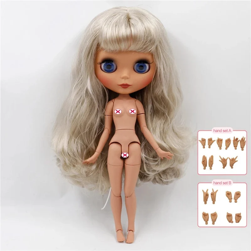 ICY DBS Blyth puppe joint körper weiß haut schwarz haut dunkle haut DIY Machen up spezielle preis geben hand set AB mädchen geschenk