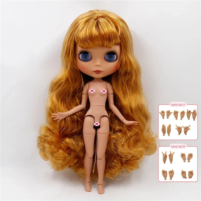 ICY DBS Blyth puppe joint körper weiß haut schwarz haut dunkle haut DIY Machen up spezielle preis geben hand set AB mädchen geschenk