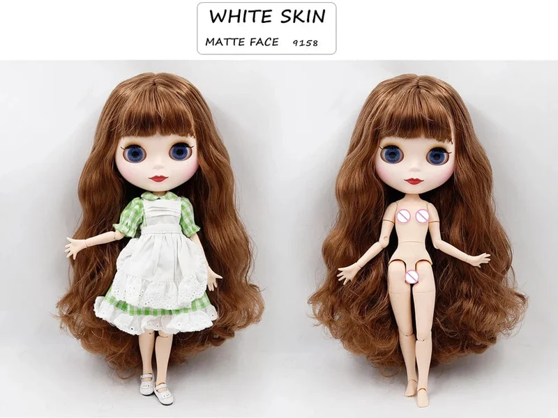 ICY DBS Blyth puppe joint körper weiß haut schwarz haut dunkle haut DIY Machen up spezielle preis geben hand set AB mädchen geschenk