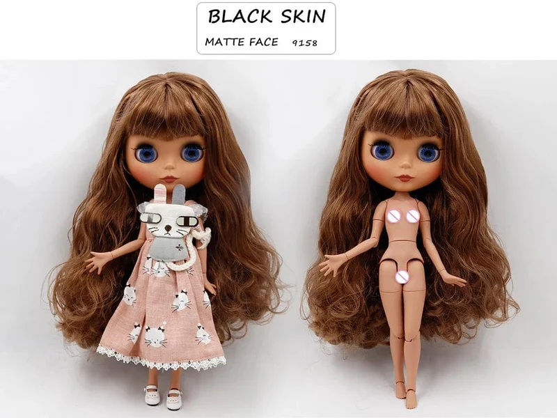 ICY DBS Blyth puppe joint körper weiß haut schwarz haut dunkle haut DIY Machen up spezielle preis geben hand set AB mädchen geschenk