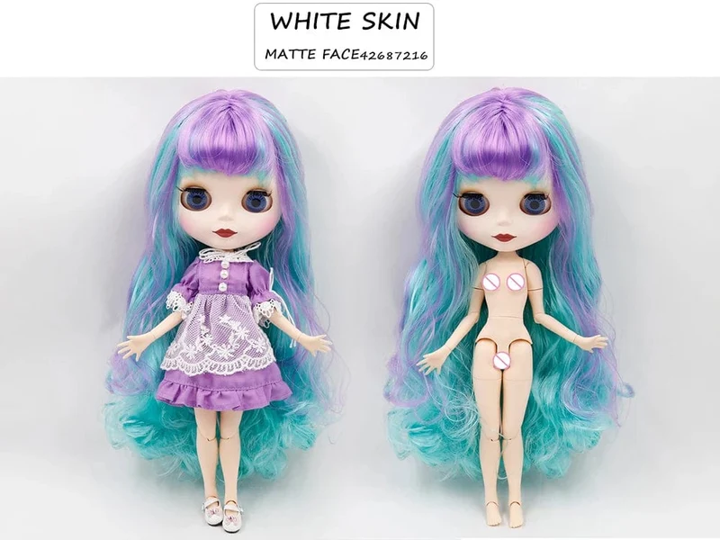 ICY DBS Blyth puppe joint körper weiß haut schwarz haut dunkle haut DIY Machen up spezielle preis geben hand set AB mädchen geschenk