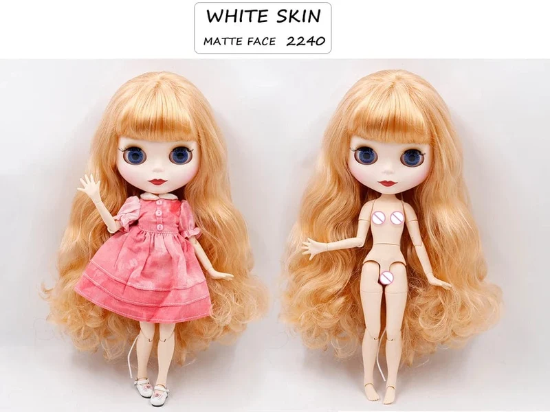 ICY DBS Blyth puppe joint körper weiß haut schwarz haut dunkle haut DIY Machen up spezielle preis geben hand set AB mädchen geschenk