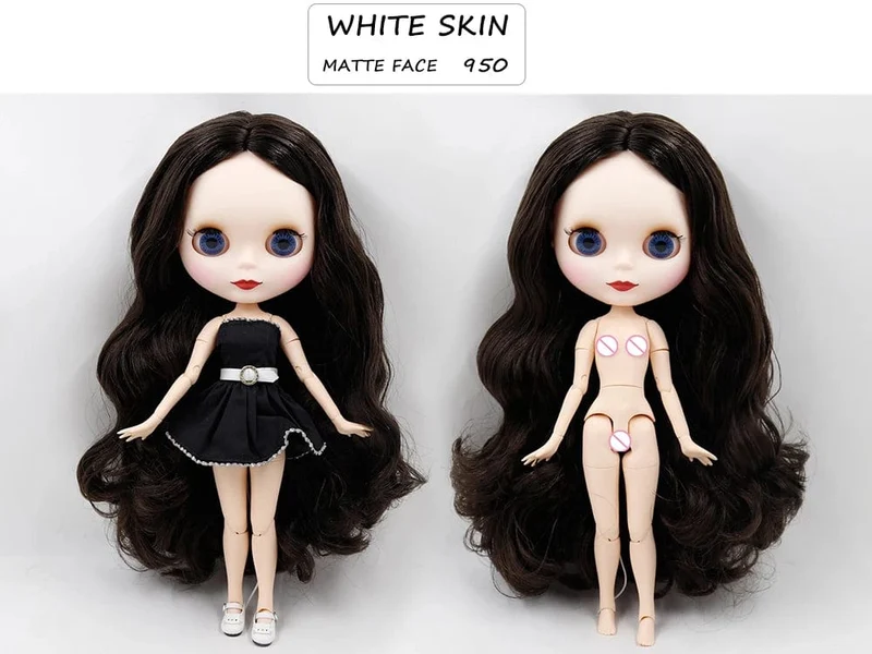 ICY DBS Blyth puppe joint körper weiß haut schwarz haut dunkle haut DIY Machen up spezielle preis geben hand set AB mädchen geschenk