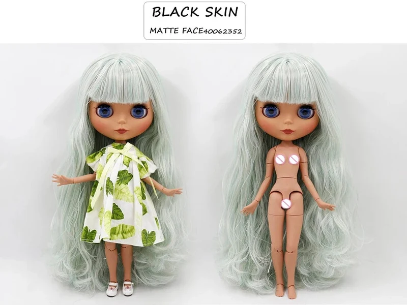 ICY DBS Blyth puppe joint körper weiß haut schwarz haut dunkle haut DIY Machen up spezielle preis geben hand set AB mädchen geschenk