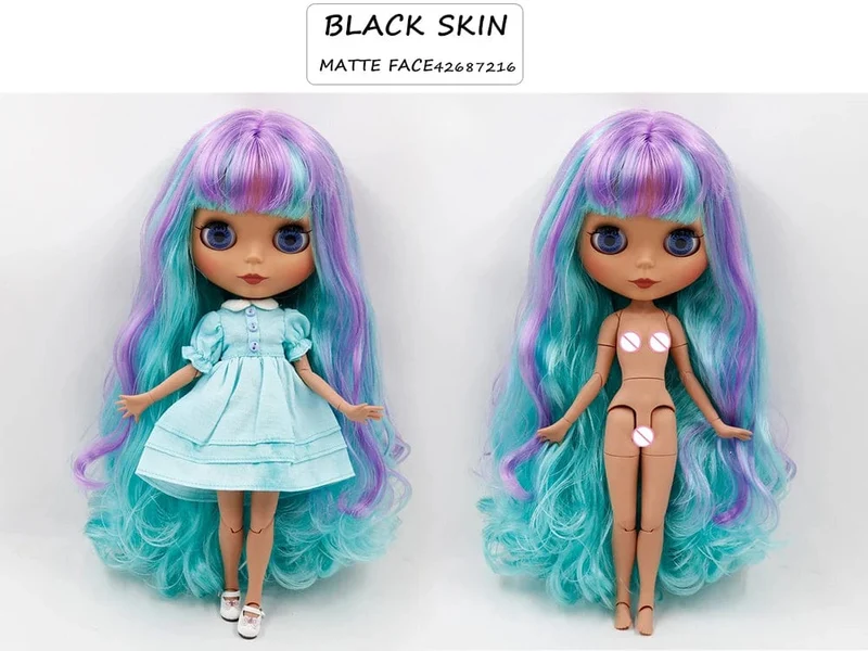 ICY DBS Blyth puppe joint körper weiß haut schwarz haut dunkle haut DIY Machen up spezielle preis geben hand set AB mädchen geschenk