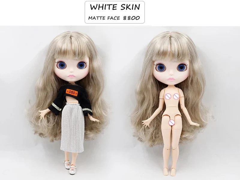 ICY DBS Blyth puppe joint körper weiß haut schwarz haut dunkle haut DIY Machen up spezielle preis geben hand set AB mädchen geschenk