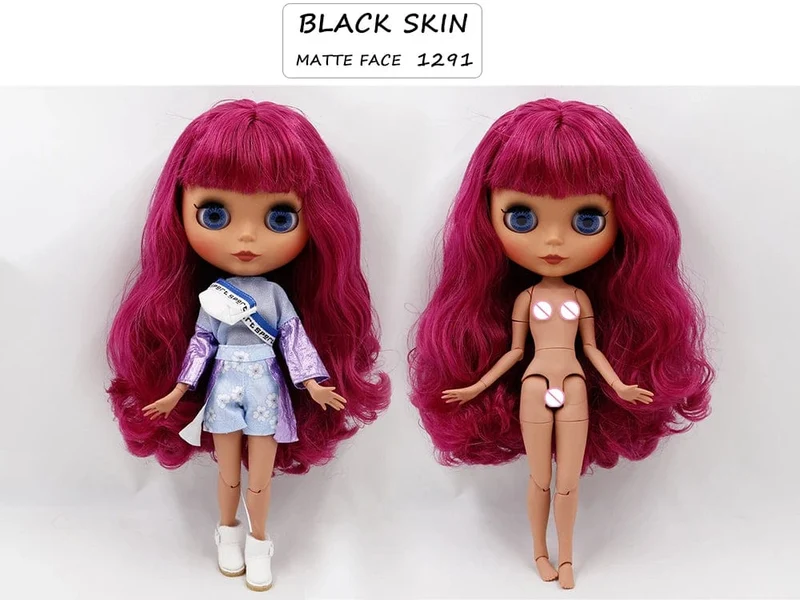 ICY DBS Blyth puppe joint körper weiß haut schwarz haut dunkle haut DIY Machen up spezielle preis geben hand set AB mädchen geschenk