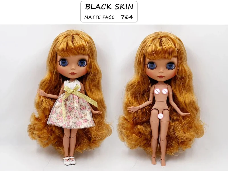 ICY DBS Blyth puppe joint körper weiß haut schwarz haut dunkle haut DIY Machen up spezielle preis geben hand set AB mädchen geschenk