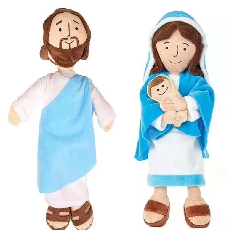 Christus Religiöse Heimdekoration Jungfrau Maria Pädagogische Puppe Jungfrau Maria Plüschtier Plüschkissen Jesus Plüschpuppe Stofftier