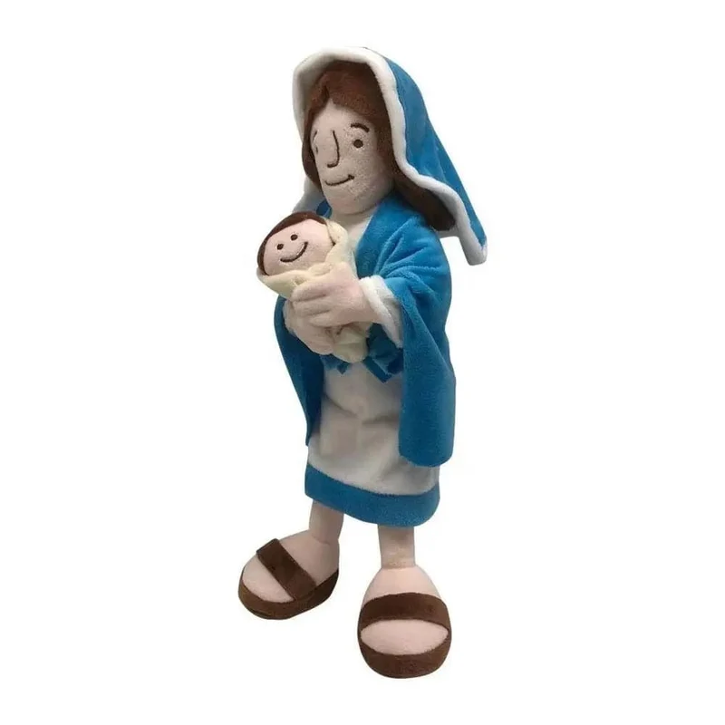 Christus Religiöse Heimdekoration Jungfrau Maria Pädagogische Puppe Jungfrau Maria Plüschtier Plüschkissen Jesus Plüschpuppe Stofftier