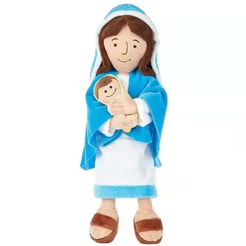 Christus Religiöse Heimdekoration Jungfrau Maria Pädagogische Puppe Jungfrau Maria Plüschtier Plüschkissen Jesus Plüschpuppe Stofftier