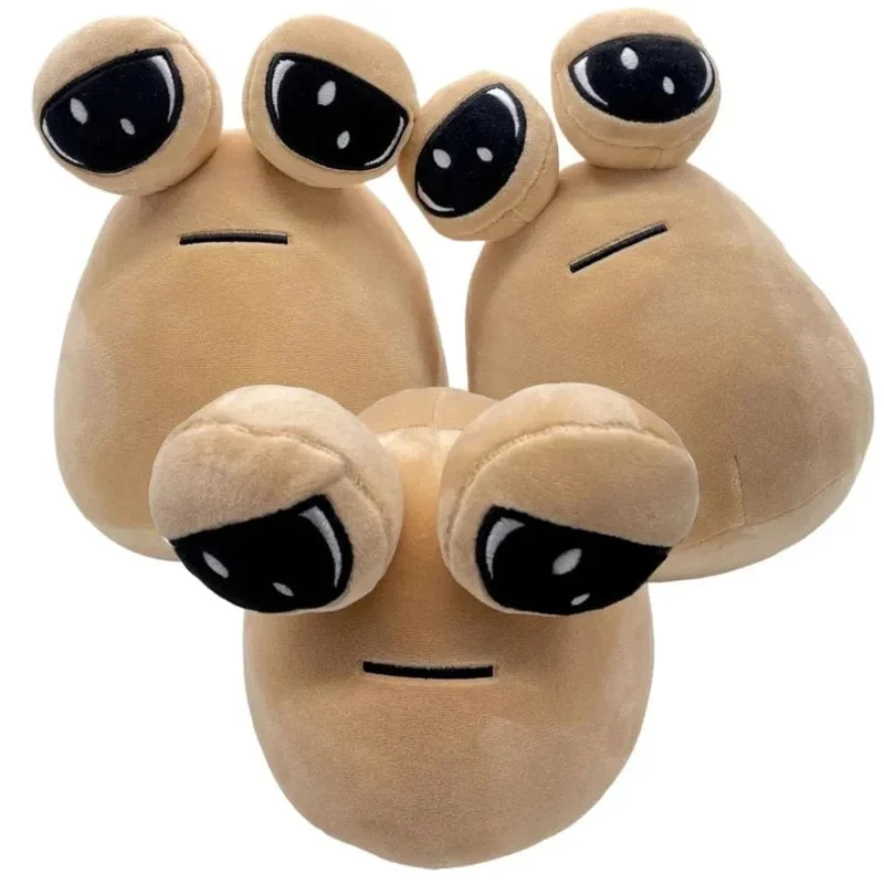 22cm Hot Game My Pet Alien Pou Plüschtier Furdiburb Emotion Alien Plushie Stofftier Pou Puppe