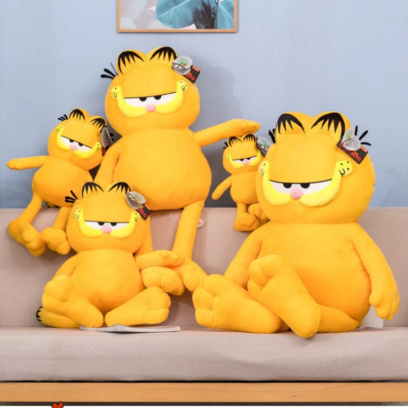 Garfield süße dicke Katze ausgestopfte Puppe Kawaii weiches Tier Katze Plüsch Spielzeug Kawaii Kinder begleiten Schlaf Geburtstag Weihnachten Geschenk