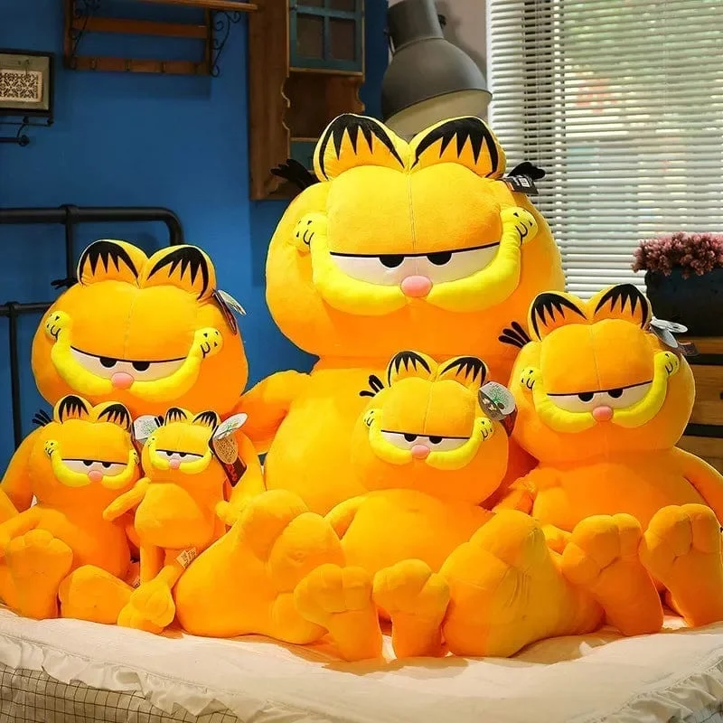 Garfield süße dicke Katze ausgestopfte Puppe Kawaii weiches Tier Katze Plüsch Spielzeug Kawaii Kinder begleiten Schlaf Geburtstag Weihnachten Geschenk