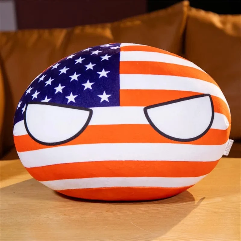 10/30/40cm Polandball Plüsch Puppe Countryball Country Ball Spielzeug Plüsch Anhänger Gefüllte Puppe Weihnachten Kinder Geschenk