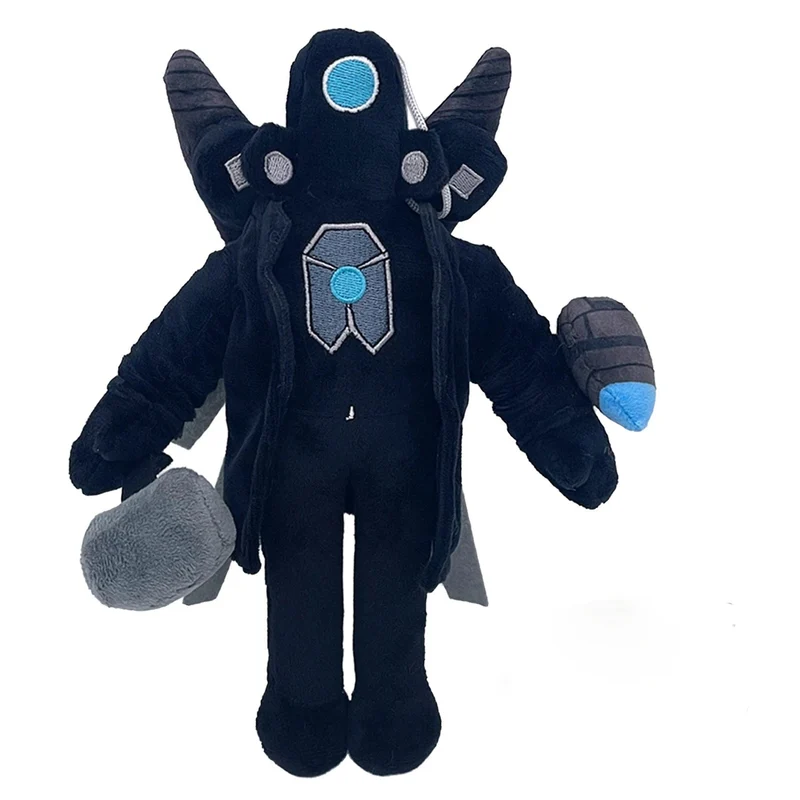 Skibidi Toilet Bosses Titan TV-Mann Kameramann Plüschtiere für Fans und Freunde Wunderschöne Stofftiere Puppe Weihnachtsgeschenk