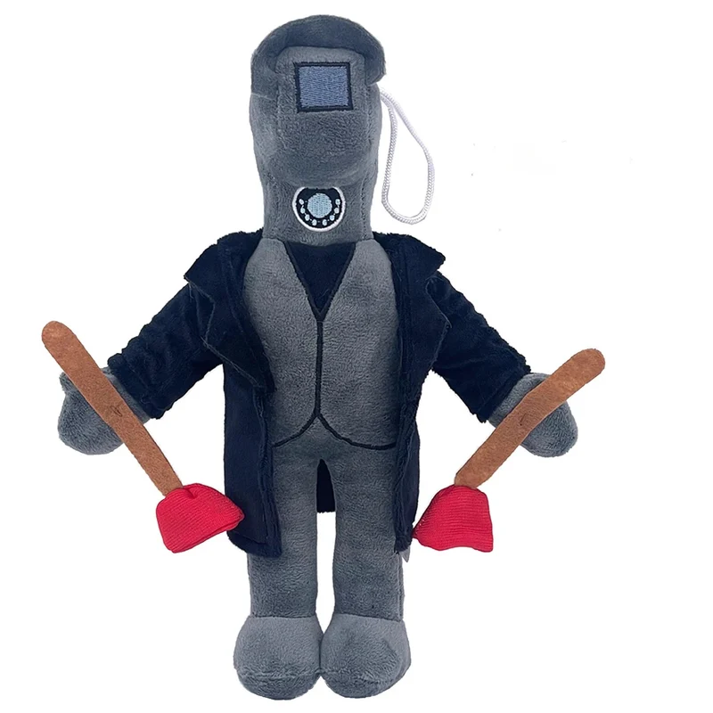 Skibidi Toilet Bosses Titan TV-Mann Kameramann Plüschtiere für Fans und Freunde Wunderschöne Stofftiere Puppe Weihnachtsgeschenk