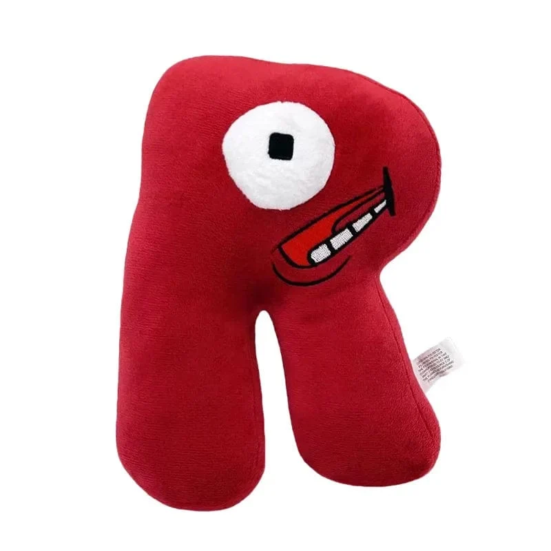 Alphabet Lore Plüschtiere Anime Puppe Kawaii 26 englische Buchstaben Stofftiere Kinder Aufklärung Montessori Plüschtier Puppe Geschenke