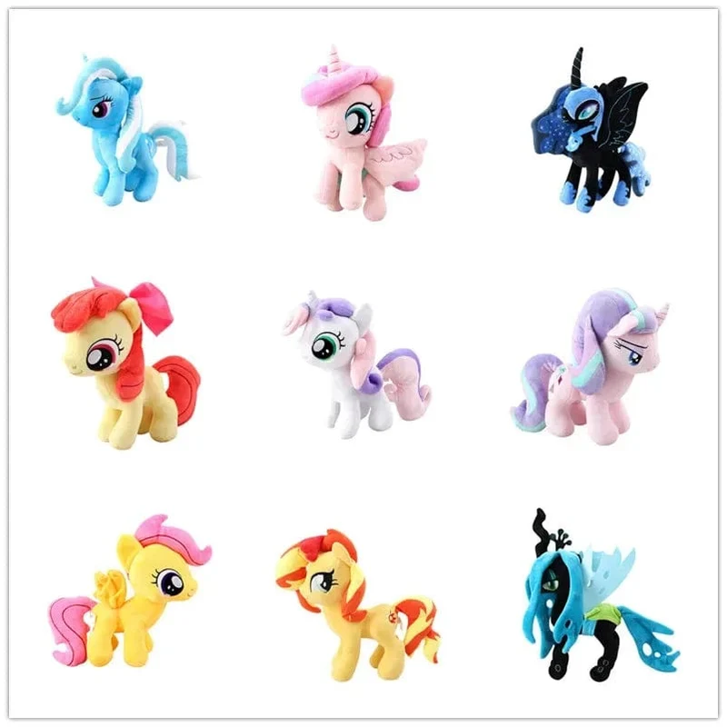Echtes My Little Pony Plüschtier Universum Prinzessin Mond Prinzessin Albtraum Monat Kran Maschine Anime Plüsch Kinder Geschenk