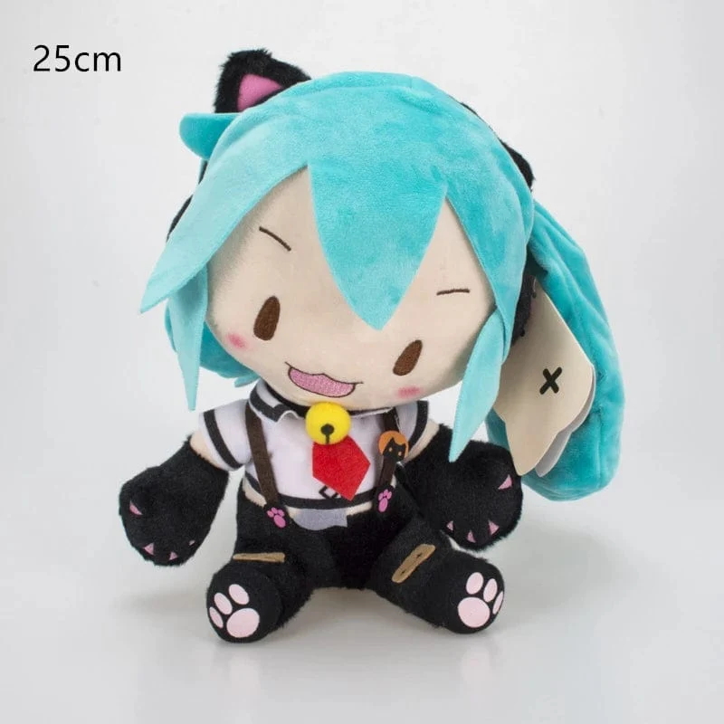 25–32 cm japanisches Anime-Plüschtier, Hatsune Miku, Plüschpuppe, weiches Kissen, Zukunftspuppe, süßes Weihnachtsgeschenk für Kinder