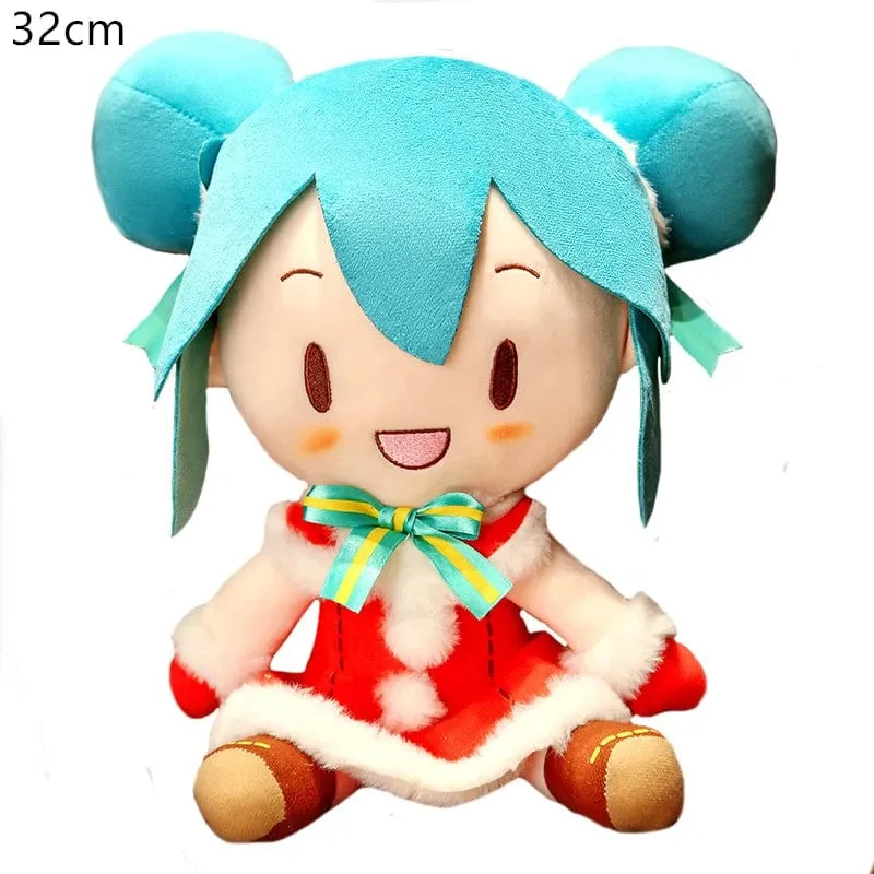 25–32 cm japanisches Anime-Plüschtier, Hatsune Miku, Plüschpuppe, weiches Kissen, Zukunftspuppe, süßes Weihnachtsgeschenk für Kinder