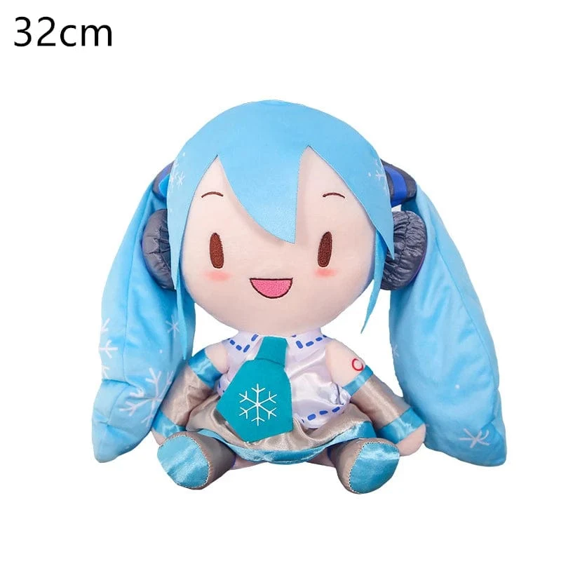 25–32 cm japanisches Anime-Plüschtier, Hatsune Miku, Plüschpuppe, weiches Kissen, Zukunftspuppe, süßes Weihnachtsgeschenk für Kinder