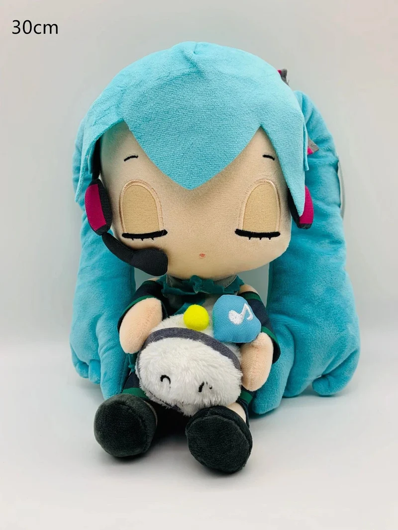 25–32 cm japanisches Anime-Plüschtier, Hatsune Miku, Plüschpuppe, weiches Kissen, Zukunftspuppe, süßes Weihnachtsgeschenk für Kinder