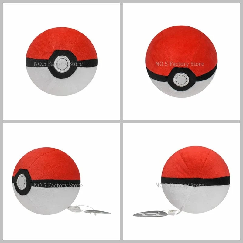 9Styles Pokemon Plüsch Pokeball Stofftier Meisterball Pokeball Großer Ball Beast Ball Dämmerungsball Hisuian Ultra Ball Peluche Puppe