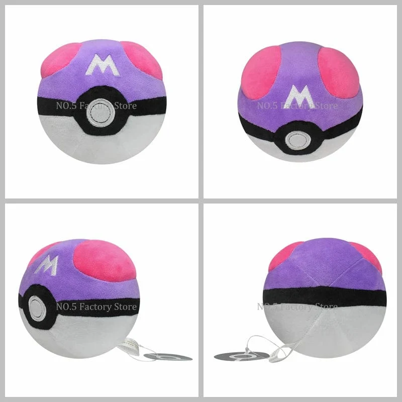 9Styles Pokemon Plüsch Pokeball Stofftier Meisterball Pokeball Großer Ball Beast Ball Dämmerungsball Hisuian Ultra Ball Peluche Puppe