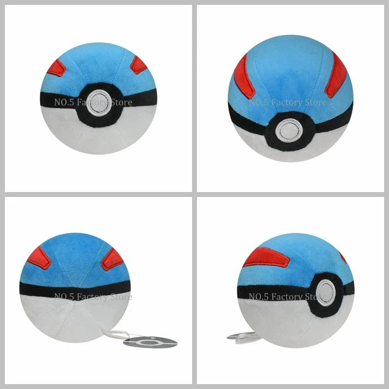 9Styles Pokemon Plüsch Pokeball Stofftier Meisterball Pokeball Großer Ball Beast Ball Dämmerungsball Hisuian Ultra Ball Peluche Puppe