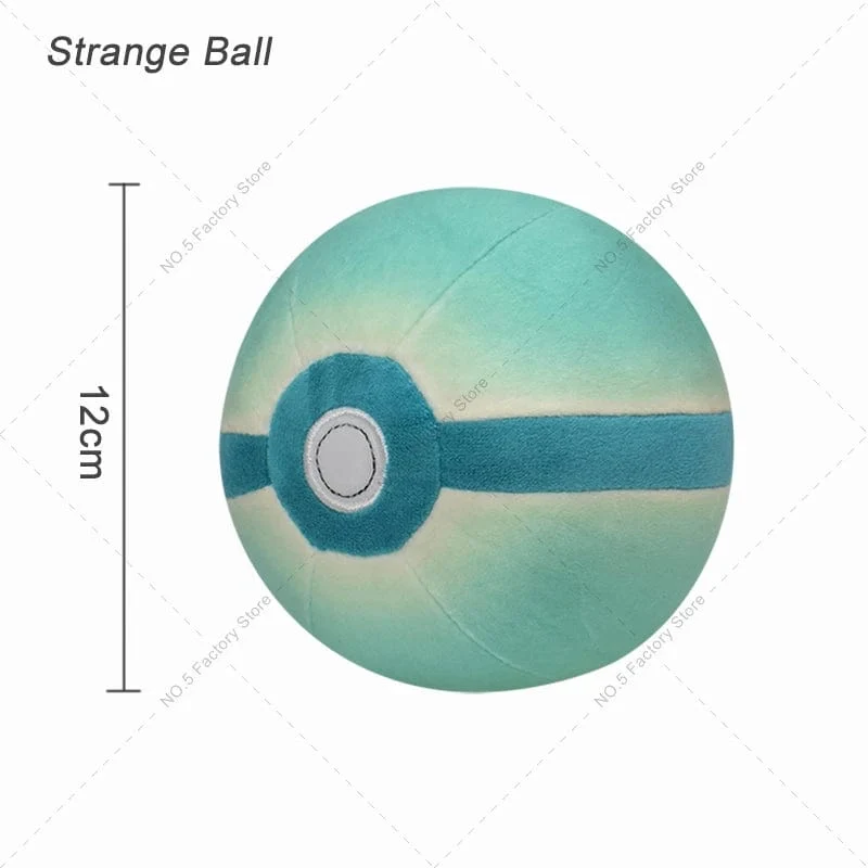 9Styles Pokemon Plüsch Pokeball Stofftier Meisterball Pokeball Großer Ball Beast Ball Dämmerungsball Hisuian Ultra Ball Peluche Puppe