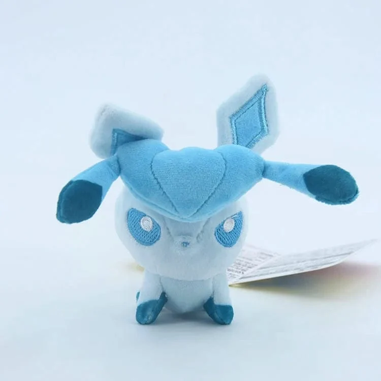 Pokemon Eevee Plüschpuppe Q Version Sylveon Eeveelution Glaceon Leafeon Umbreon Espeon Jolteon Vaporeon Haustier Elfen Geschenk