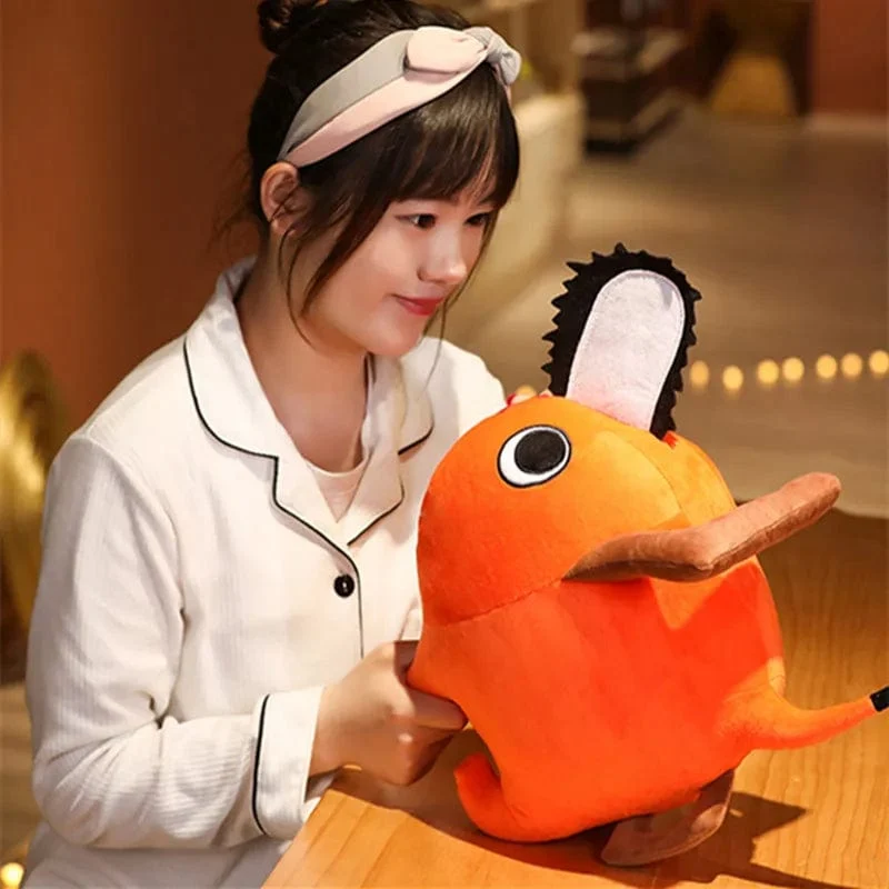 10-40CM Pochita Plüsch Kettensäge Kettensäge Mann Plüsch Puppe Niedlich Ausgestopften Cartoon Anime Stofftiere Kissen Für Kinder Weihnachten Geschenke