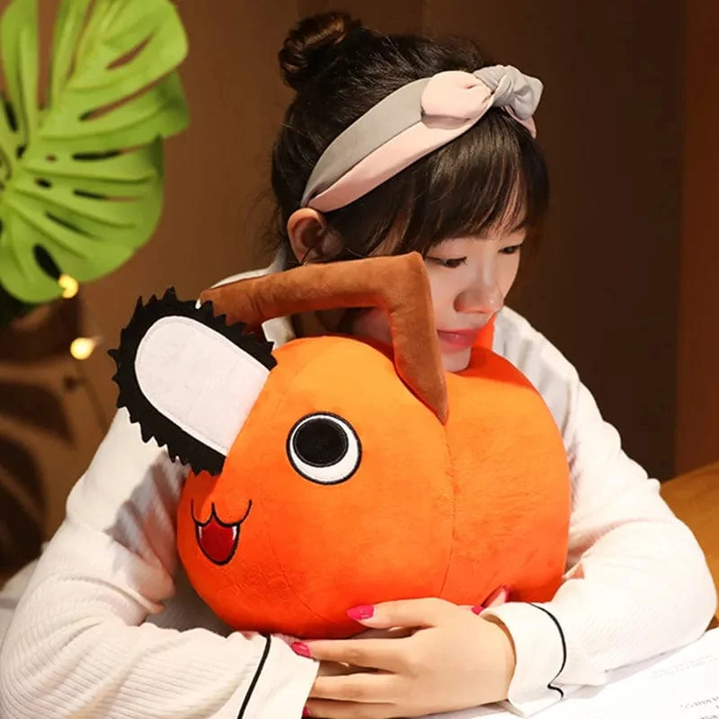10-40CM Pochita Plüsch Kettensäge Kettensäge Mann Plüsch Puppe Niedlich Ausgestopften Cartoon Anime Stofftiere Kissen Für Kinder Weihnachten Geschenke