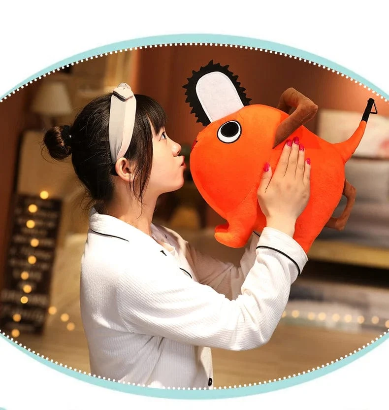 10-40CM Pochita Plüsch Kettensäge Kettensäge Mann Plüsch Puppe Niedlich Ausgestopften Cartoon Anime Stofftiere Kissen Für Kinder Weihnachten Geschenke
