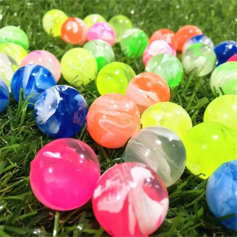 20 Teile/los Gummi 19mm Wolke Bouncy Bälle Lustige Spielzeug Springen Bälle Mini Neon Swirl Bouncing Balls für Kinder Sport Spiele spielzeug
