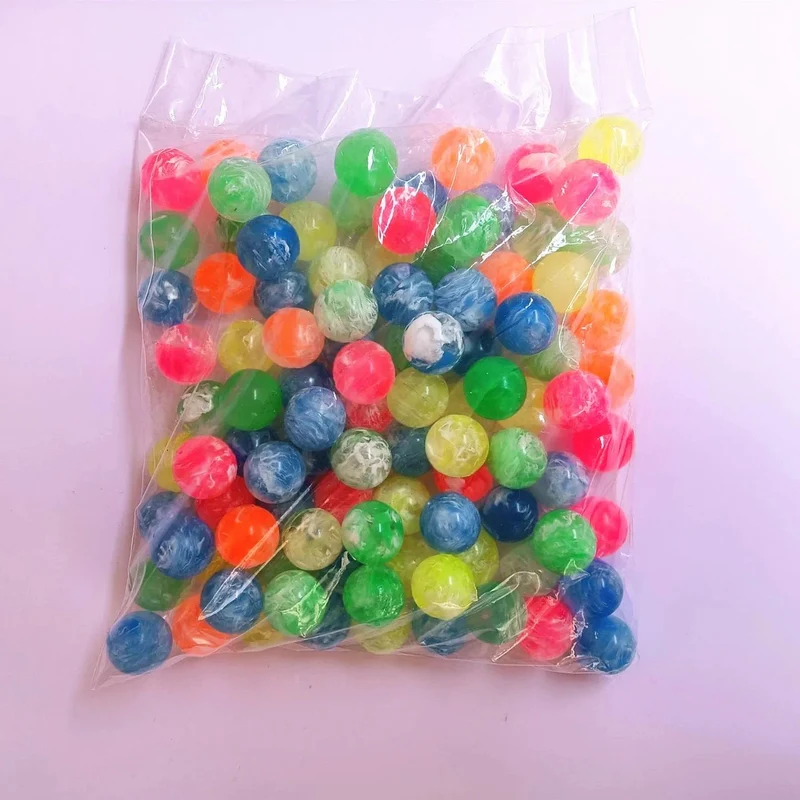 20 Teile/los Gummi 19mm Wolke Bouncy Bälle Lustige Spielzeug Springen Bälle Mini Neon Swirl Bouncing Balls für Kinder Sport Spiele spielzeug