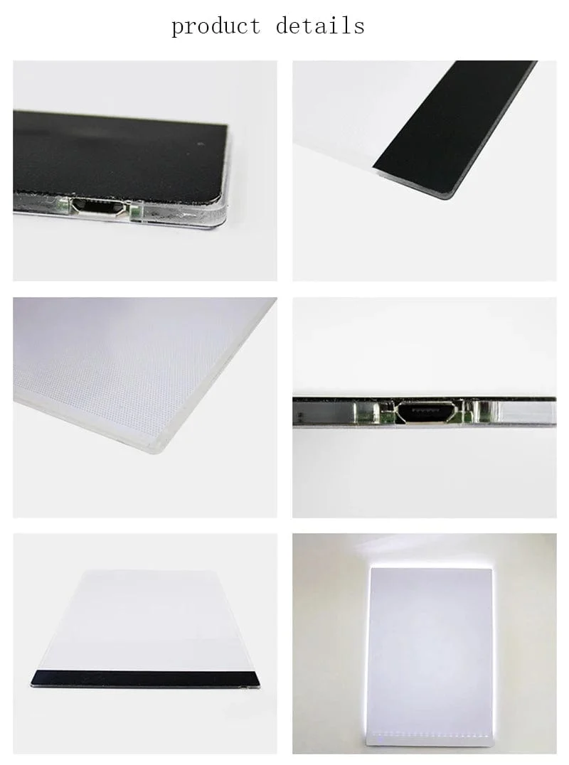 3-stufig dimmbares LED-Zeichenpad, Lernspielzeug für Kinder und Babys, A4-Format, elektronisches Mal- und Zeichenbrett, A5-Format